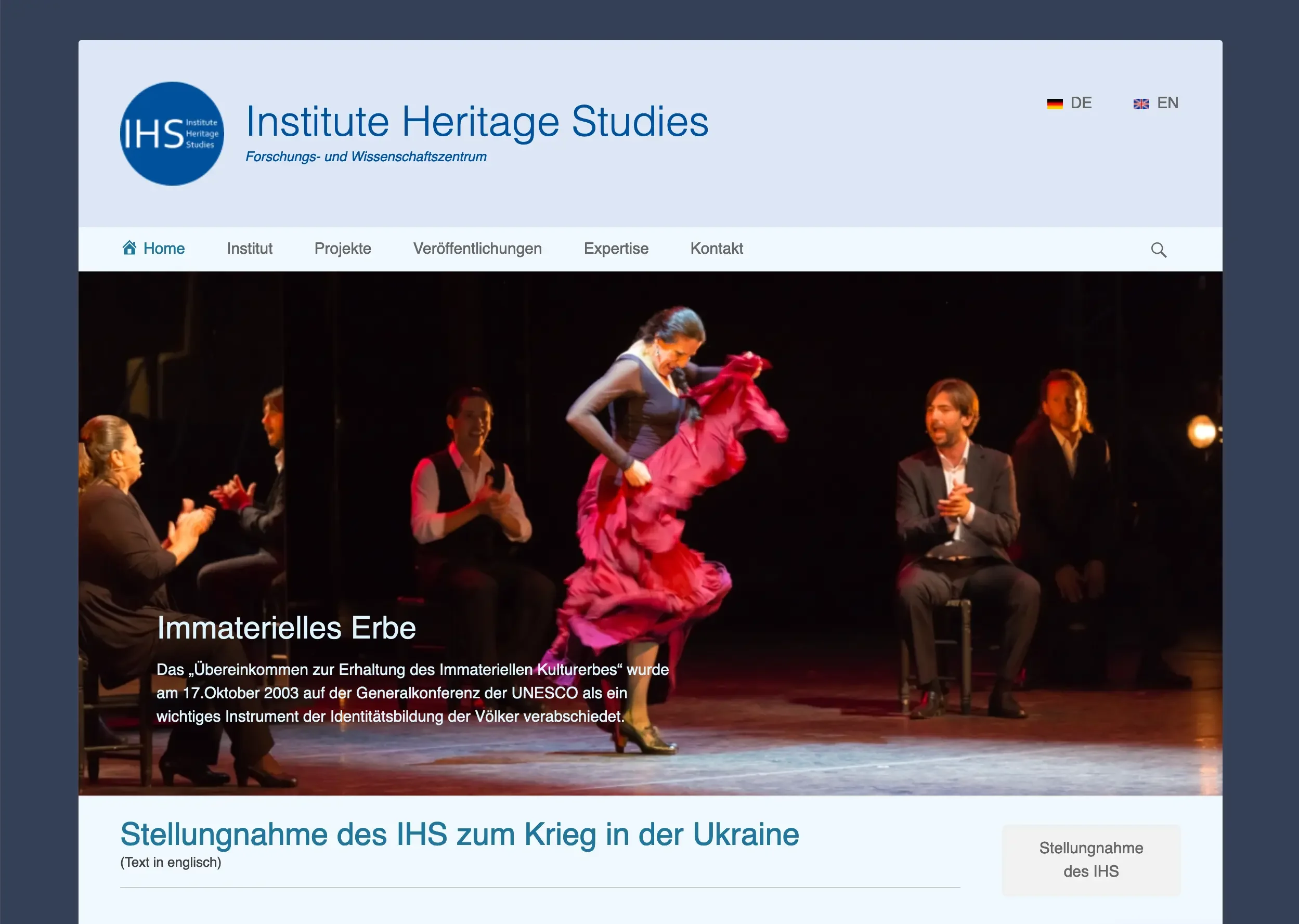 Institute Heritage Studies