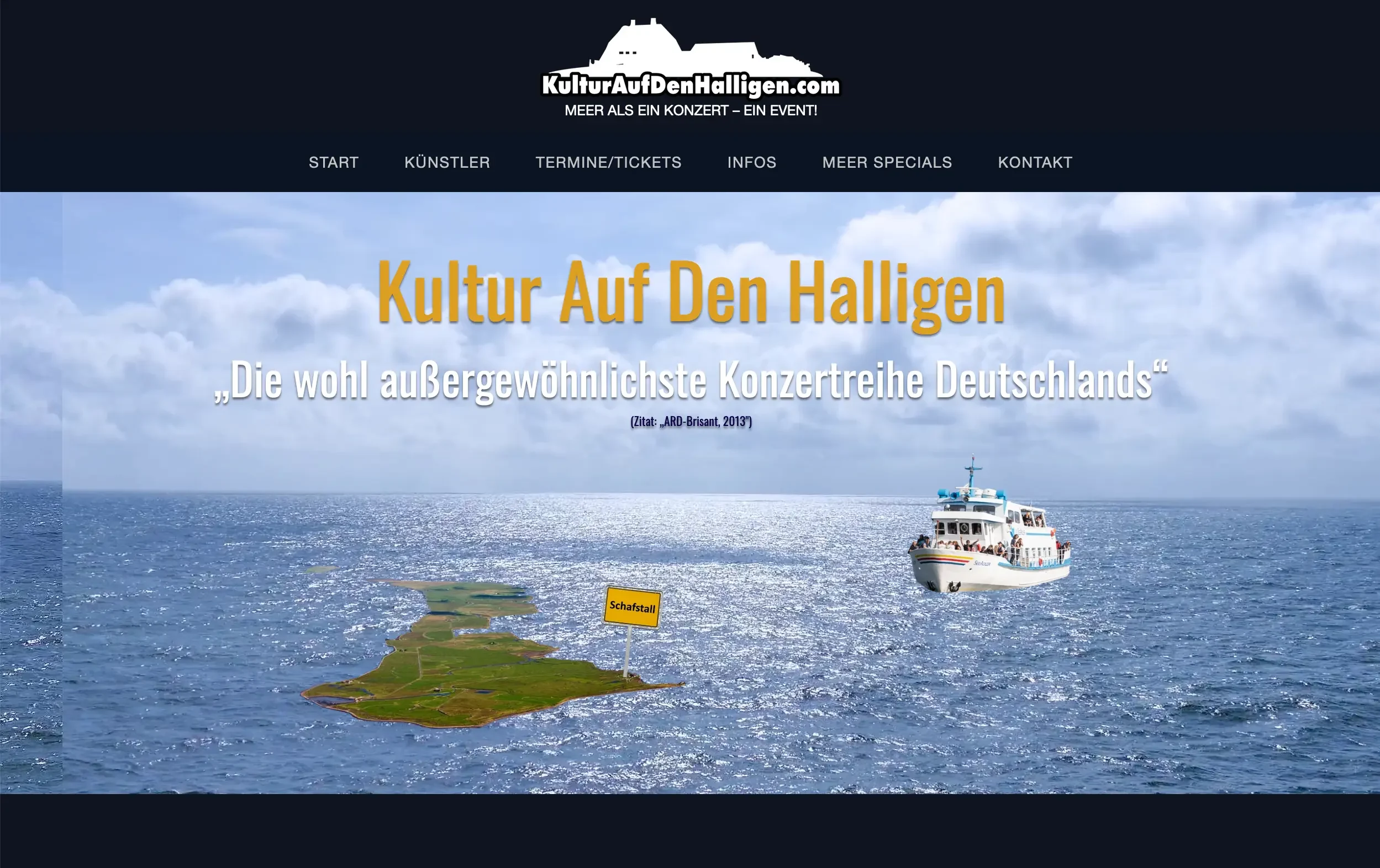 Kultur auf den Halligen - Konzertreihe