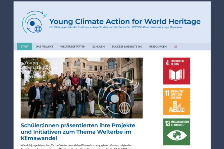 Young Climate Action for World Heritage