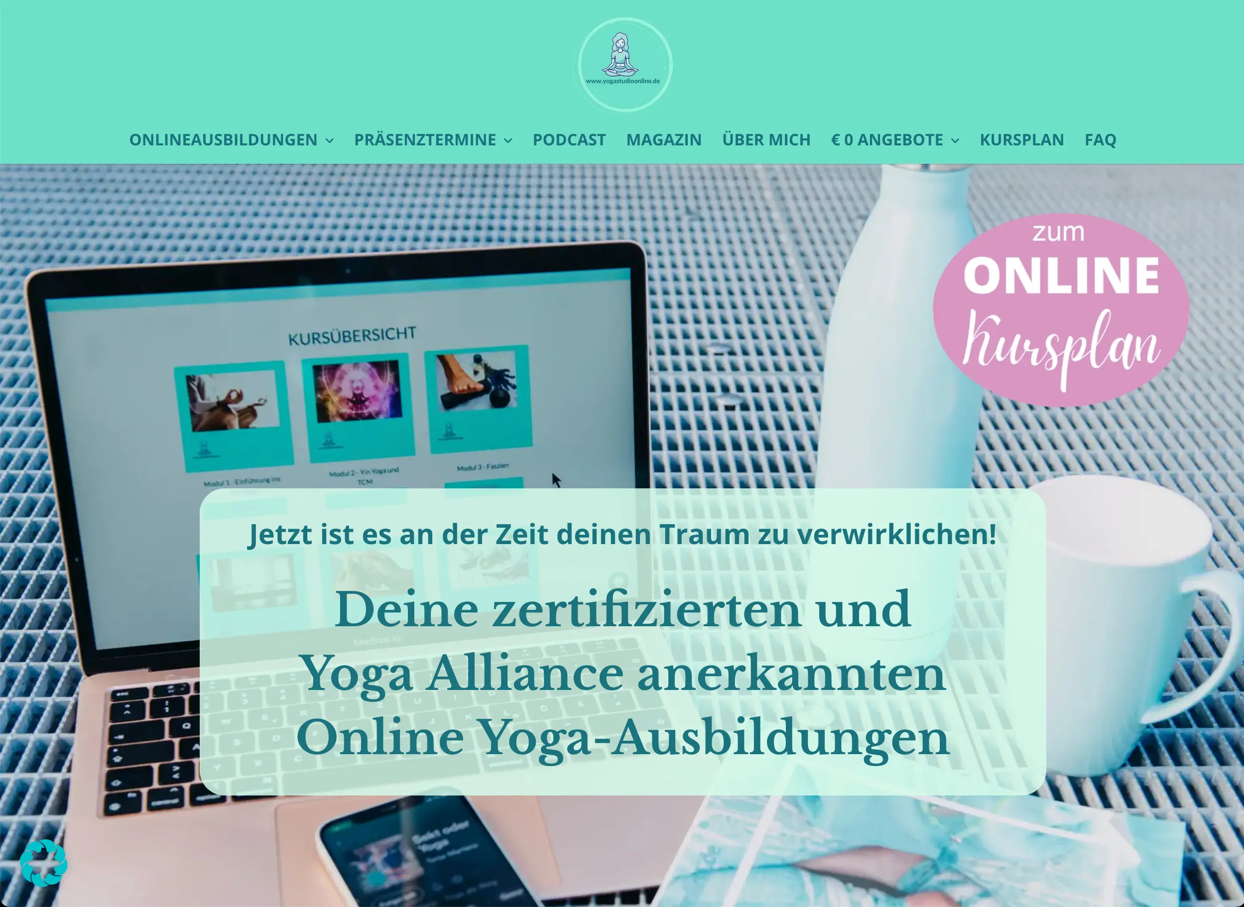 Yogastudioonline - Online Yogalehrer Aus- und Weiterbildungen