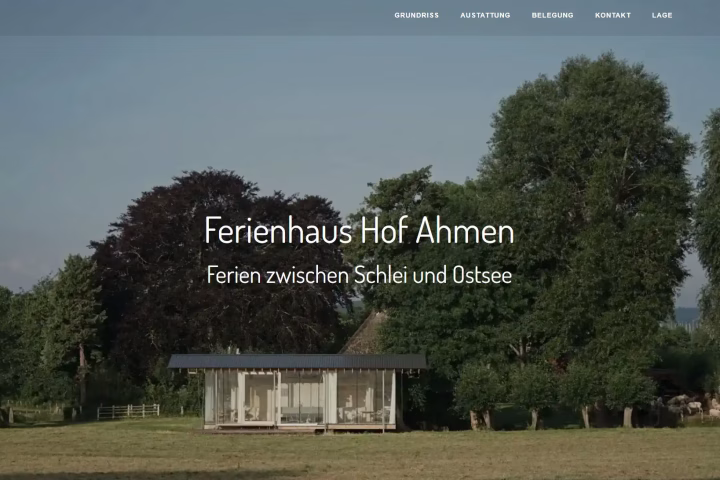 Ferienhaus Hof Ahmen - Referenz net-manufaktur.net